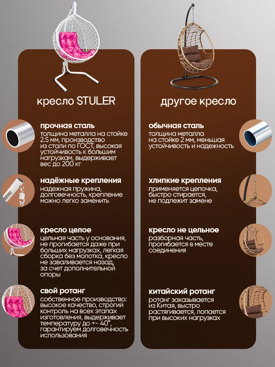 Подвесное кресло кокон