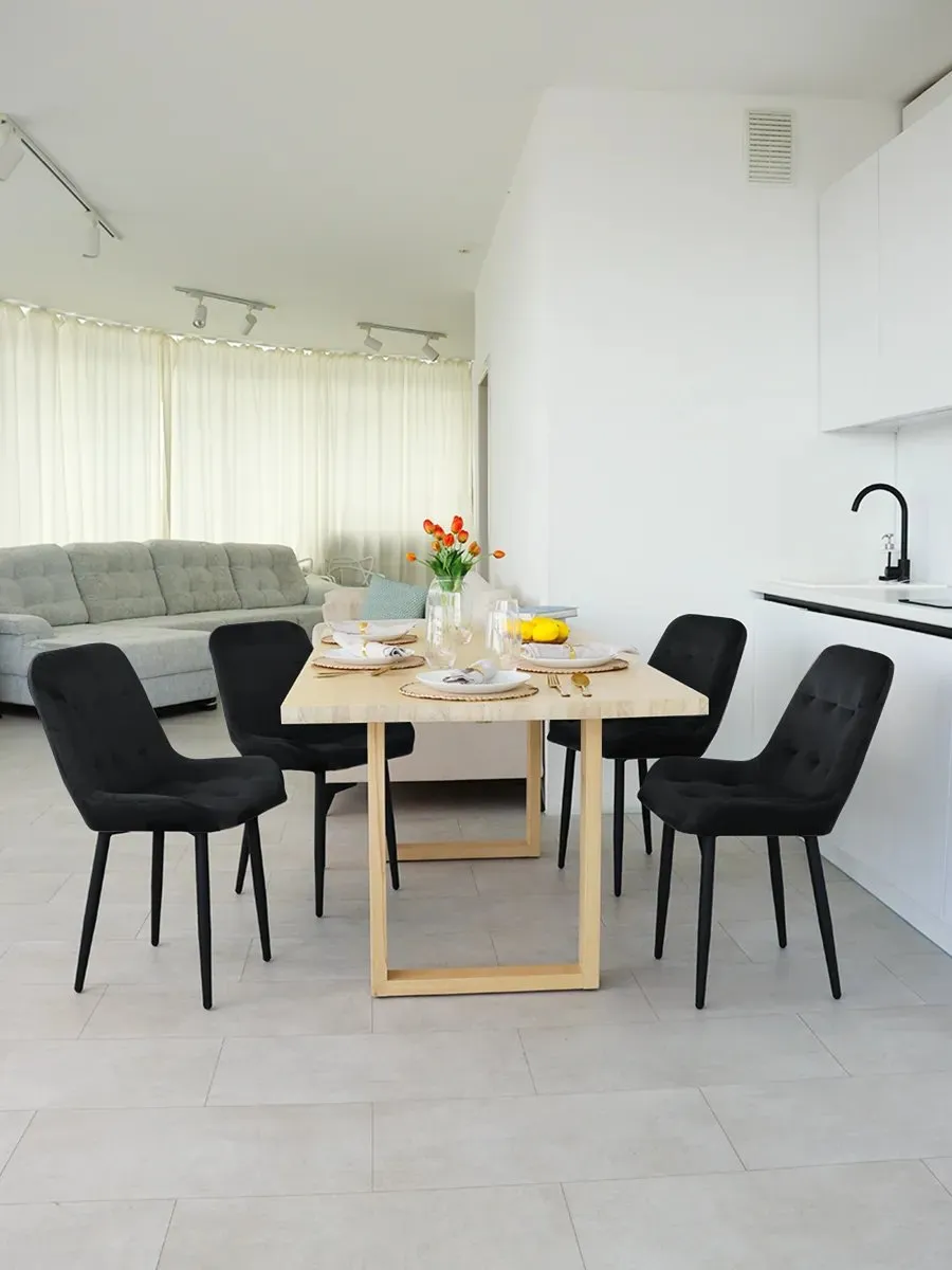 Стулья для кухни 3 шт со спинкой мягкие