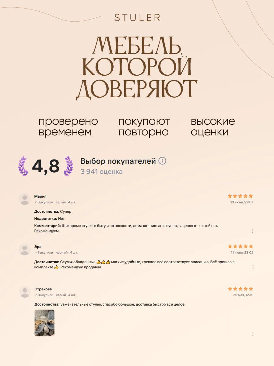 Стулья для кухни комплект 4 шт