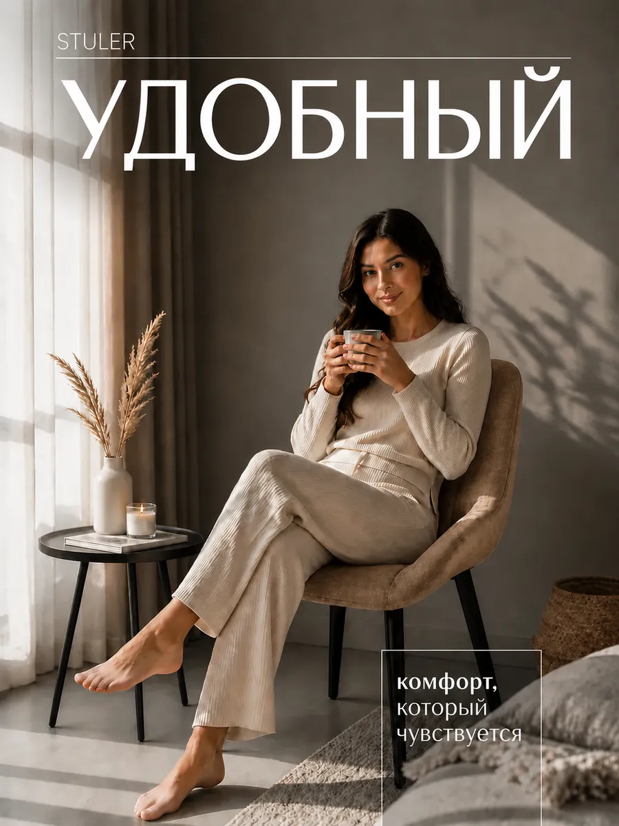 Стулья для кухни 4 шт мягкие со спинкой коричневые