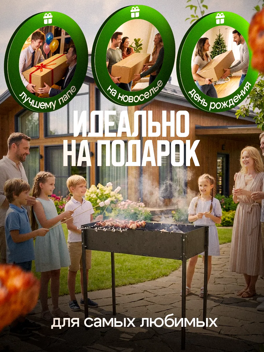 Мангал разборный многоразовый